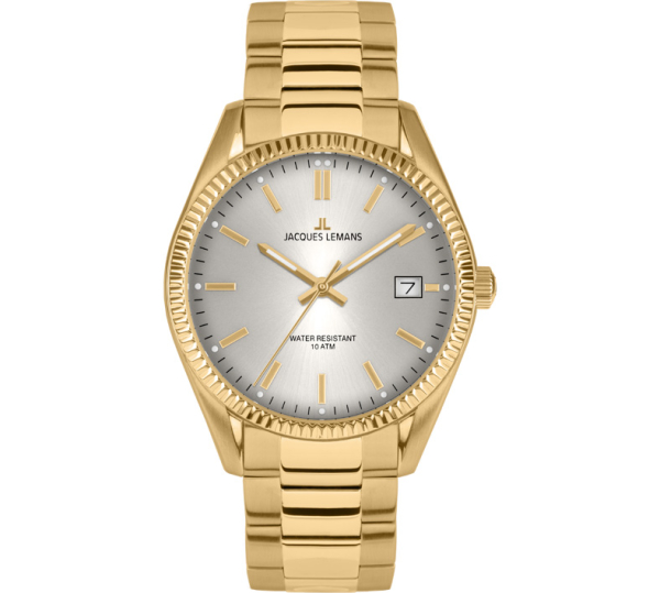 Jacques Lemans Derby 50-4N Damen Uhr Edelstahl 10Bar